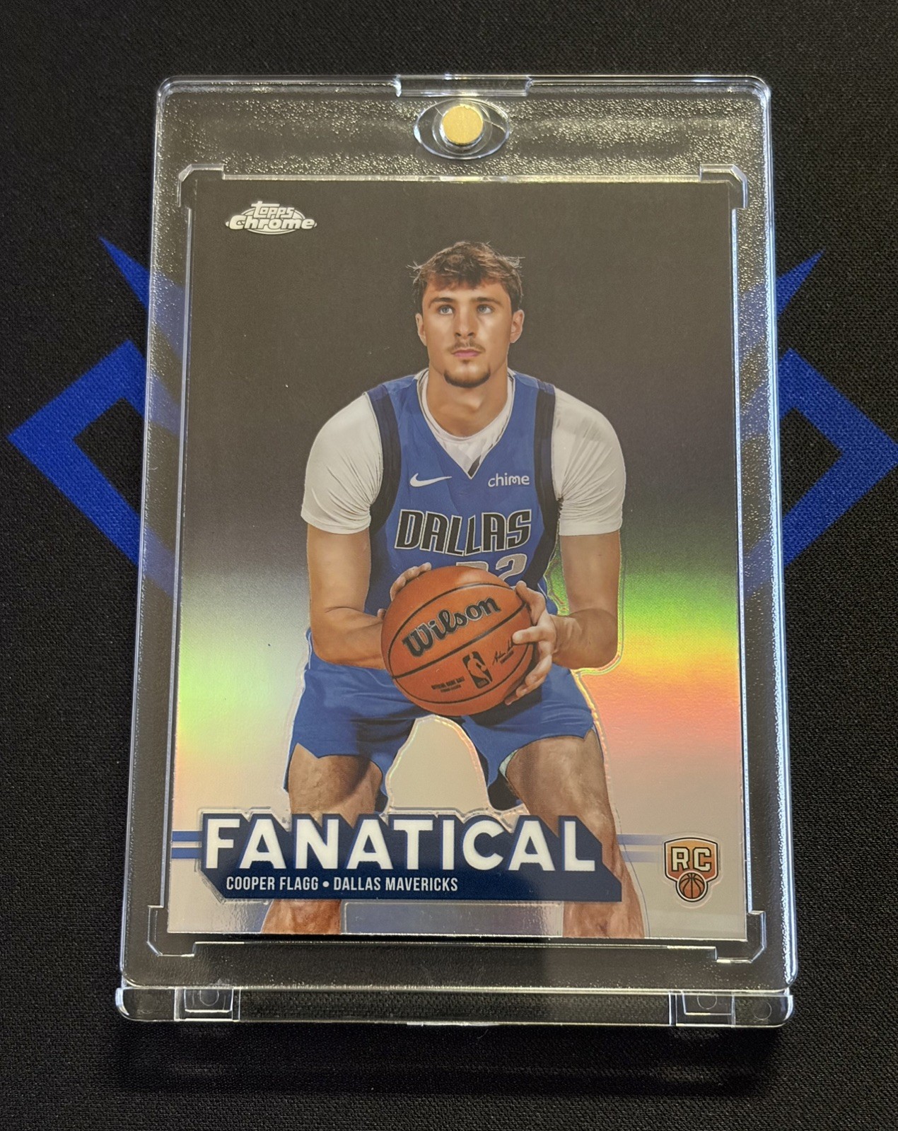 2025-26 Topps Chrome Cooper Flagg Fanatical RC Case Hit FAN-21 Mavericks SSP