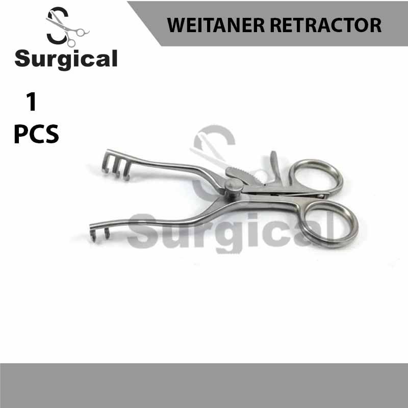 Retractor Farlaner 2x3 puntas | afilado y romo | Instrumento quirúrgico