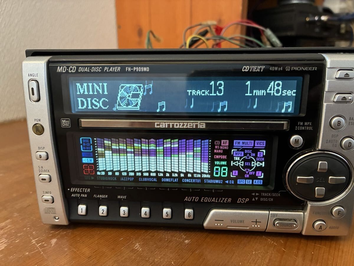 Pioneer Carrozzeria FH-P909MD MD CD DSP 2DIN Car Audio IP-BUS JDM