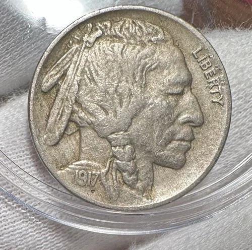 1917 Buffalo Nickel XF EF Extremely Fine