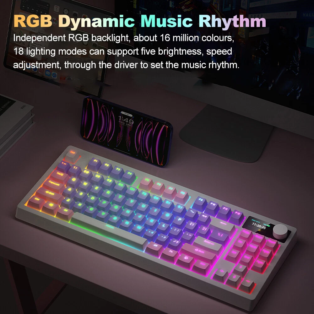 K87 Mechanical Keyboard with Three W5K6 Switches for Ultimate Precision