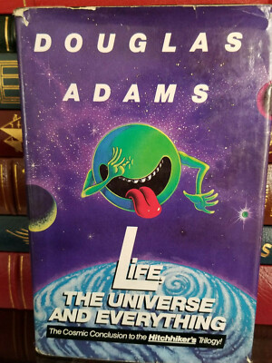 Life, the Universe & Everything_Douglas Adams_HC w/DJ_Harmony_1st ed/ 3rd prt_VG