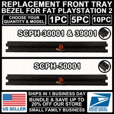 Front Disc Tray Bezel For PlayStation 2 PS2 Fat 30001 Model Replacement Non-OEM