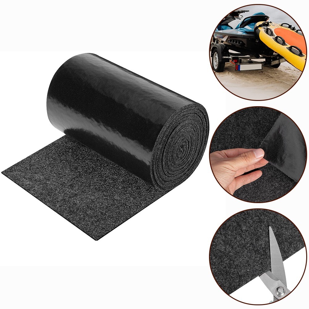Boat Trailer Bunk Carpet with Secure Glue or Staple Installation No