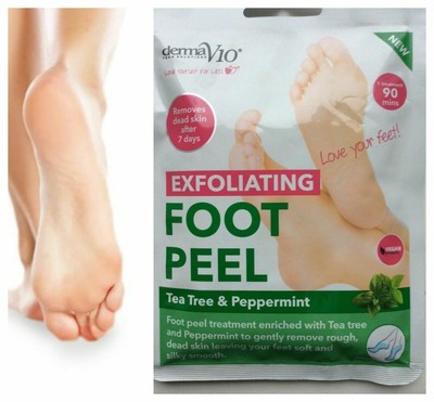derma v10 exfoliating foot peel