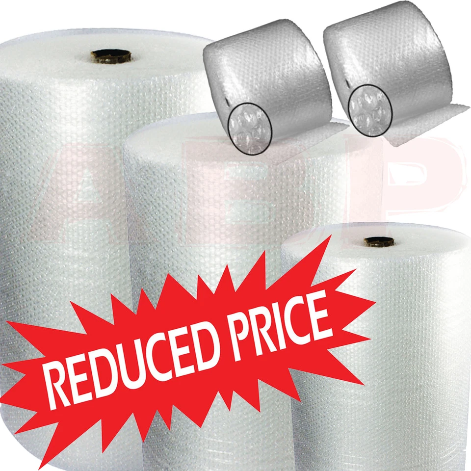 BUBBLE WRAP ROLLS SMALL & LARGE: 300 500 600 750 1000 1200 1500mm