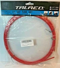 TRLREQ Bicycle DIY Ray Tube Shift Cable Casing Set  RED- NEW