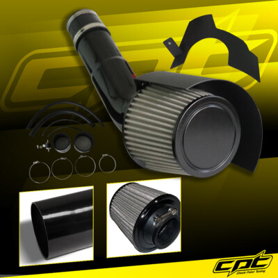 For 14-20 Acura TLX V6 3.5L Black Cold Air Intake Stainless Steel Air Filter