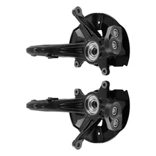 Pair Front Steering Knuckle & Wheel Hub Bearing for Ford Fusion MKZ Zephyr Milan