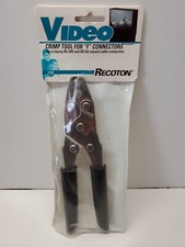 Recoton V100 Video Crimping Tool for F (RG-59U & RG-6U Coaxial Cable Connectors)