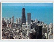 Postcard View from Sears Tower Skyline Chicago Illinois USA North America