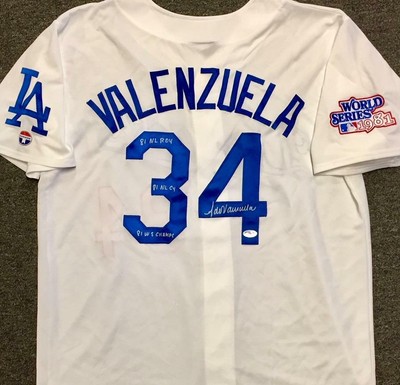 fernando valenzuela signed jersey