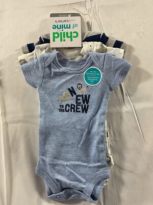 Child Of Mine By Carters Bodysuits Boys Preemie Blues Short