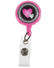 Medical Retractable Badge Holder Hearts Model: S13