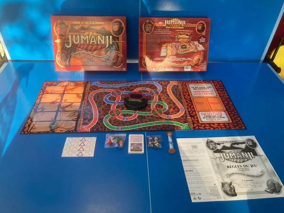JEU DE SOCIETE " JUMANJI LE JEU " CARDINAL 2017 Neuf BOITE OUVERTE Livré Gratuit