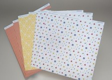 CTMH Paper HAPPINESS LIVES HERE 12  x 12  Dual Sided Paper 6 Sheets X7264B