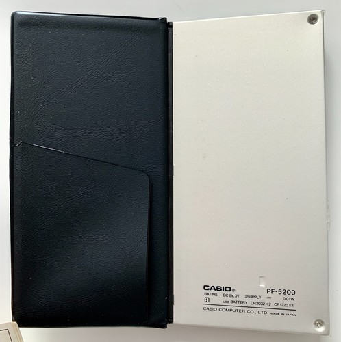Casio PF-5200 Japanese electronic organizer CIB / RARE! - Bild 4 von 8