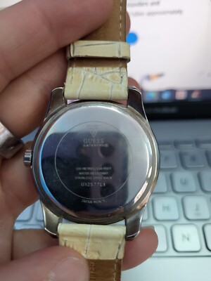Ladies Guess Swarovski Crystal Chronograph Leather Watch Sport s-l400.jpg main image 2