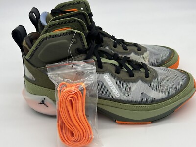 Size 11- Nike Air Jordan 37 SP UNDEFEATED Oil Green DV6255-300 (No