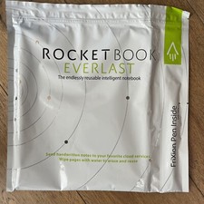 rocketbook Everlast reusable notebook - Dark Blue w/ Frixion Pen Included - New