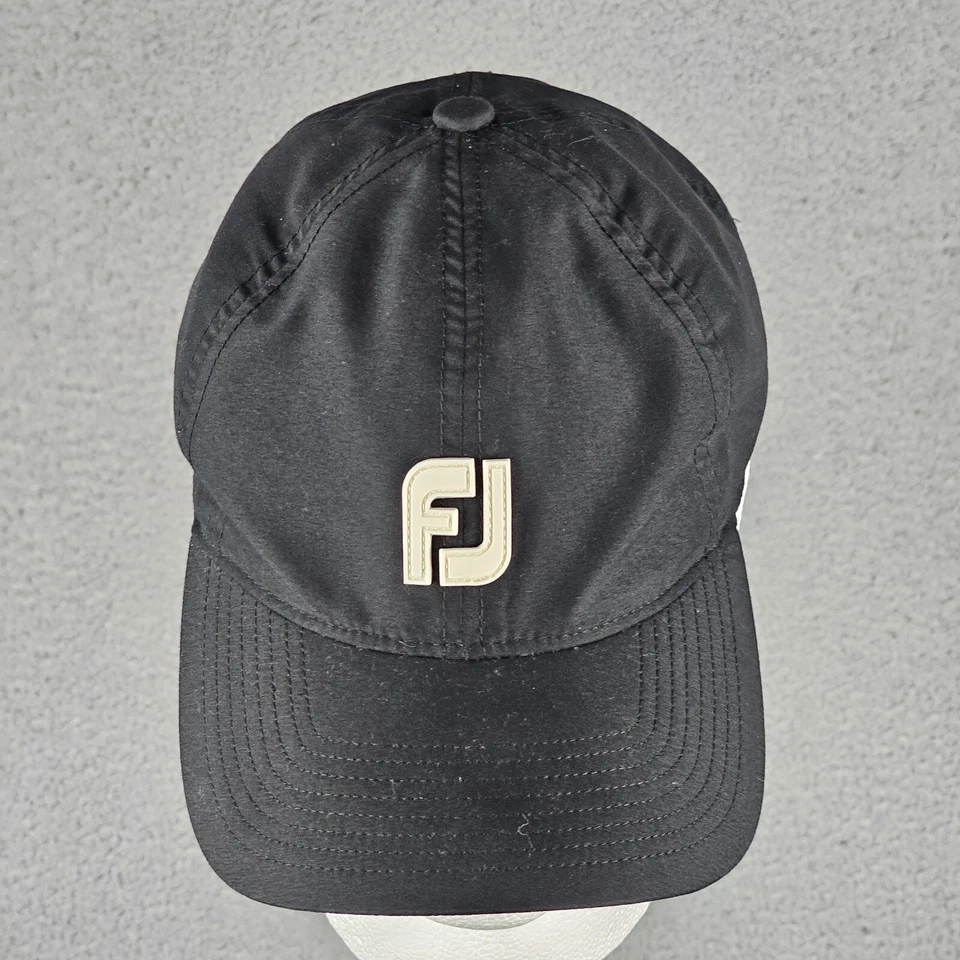 FootJoy FJ SOMBRERO DE GOLF DryJoys Negro Repelente al Agua Correa Ajustable Gorra Trasera Foto 2 de 4