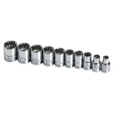 SK 1340 PROFESSIONAL TOOLS 1/4" Drive Chrome Metric Socket Set 504 mm, 12Pt
