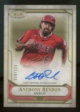 Anthony Rendon 2021 Topps Tier One Talent TITA-AR #/125 Auto Autograph LA Angels