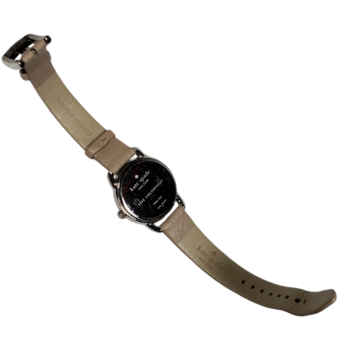 Kate Spade Boathouse Wrist Watch KSW1163 Leather Taupe Beige  display picture 1