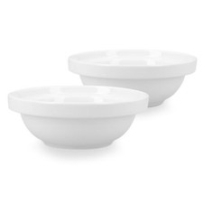 Set 2x Ciotola Cane Gatto Ceramica - Scodella Ø14cm per Cibo Secco Umido Acqua