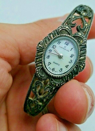 CRISTIAN LAY 925 SILVER WATCH Ladies Quartz Japan Movt White Dial Excellent  work | eBay