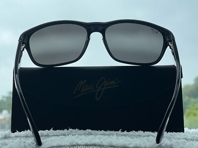 Maui Jim Mixed Plate MJ 721 02 Black Frame Grey Polarized Lens