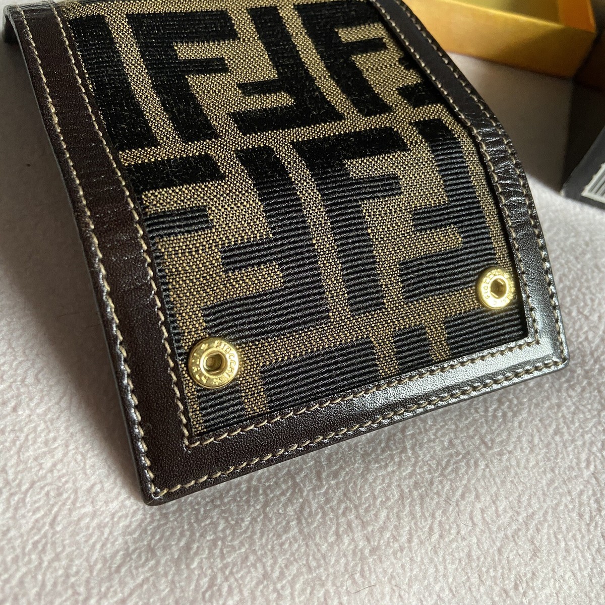 FENDI ZUCCA柄CARD COIN CASE FENDI Vintage Zucca Pattern Coin Purse - Etsy