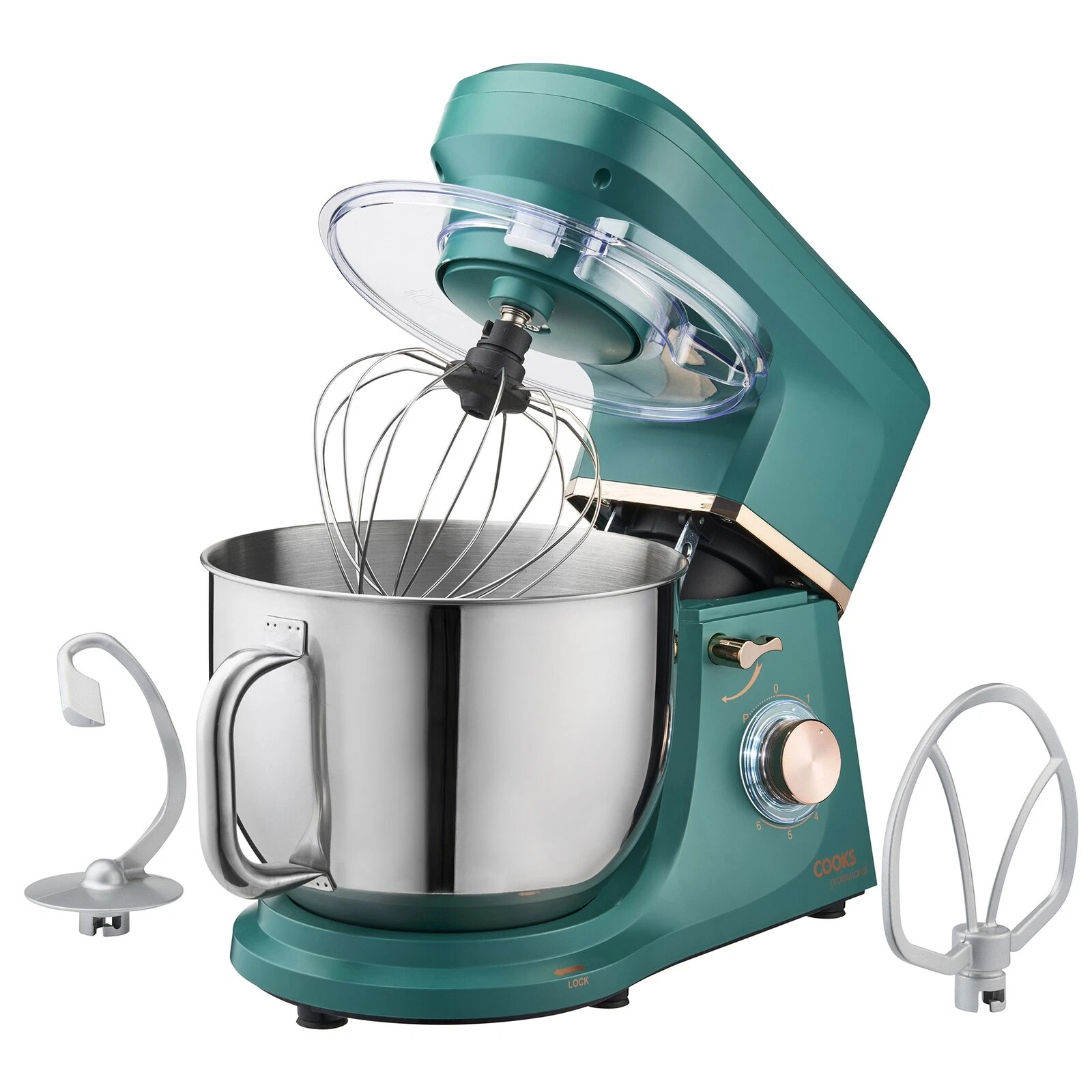 Cooks Professional 7L 1200W Stand Mixer | Teal & Rose Gold
Opens in a new window or tab