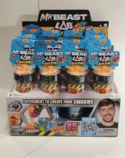 MR BEAST LAB Swarms ATOMIC Series, Lot of 12 Test Tubes With Display