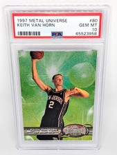 1997-98 Metal Universe #80 Keith Van Horn PSA 10 RC New Jersey Nets