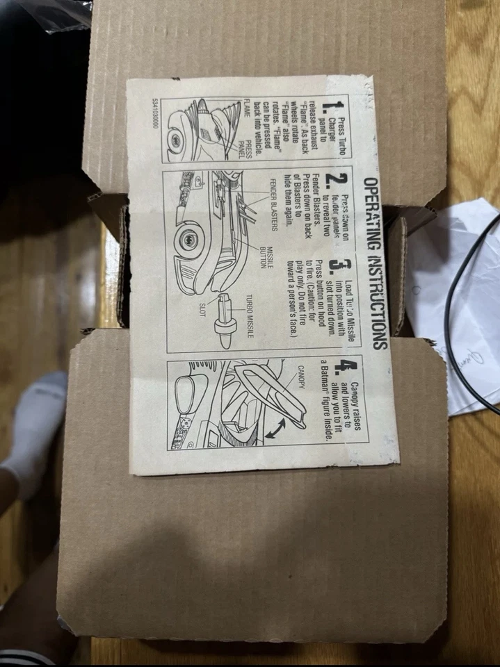 Batman Dark Knight Collection Batimóvil Kenner 1990 Vintage *Ver descripción* Foto 2 de 3