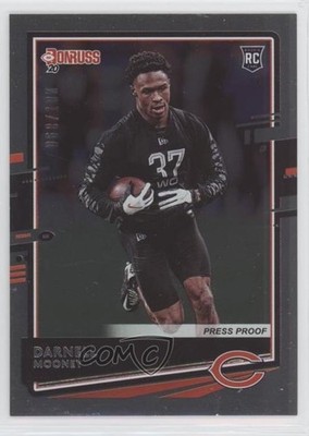 2020 Panini Donruss Press Proof Silver 68/100 Darnell Mooney #275 Rookie RC 0q3