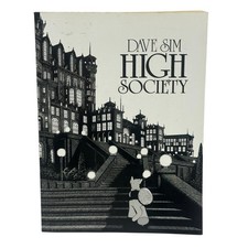 Cerebus Vol. 2 High Society by Dave Sim Vintage Graphic Novel 9th Printing 2002