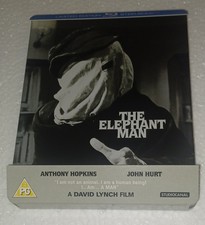 The Elephant Man (Blu-ray, 2014, STEELBOOK) Anthony Hopkins John Hurt classic