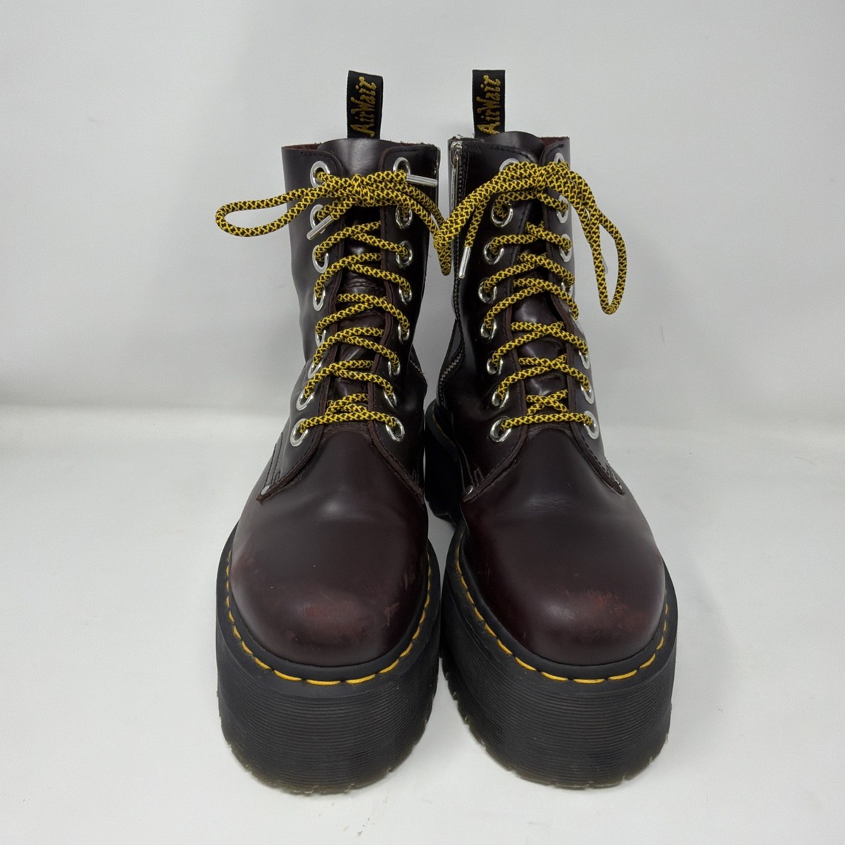 Jadon Max Oxblood Doc Marten Platform Boots - Women's Size 10 | eBay