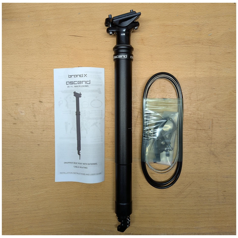 ASCEND COMPONENTS Brand-X Ascend Internal Route Dropper Seatpost 31.6 150 170 200MM