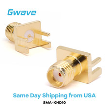 SMA Female Connector End Launch Suit for PCB Thickness 1.62mm, DC - 18GHz