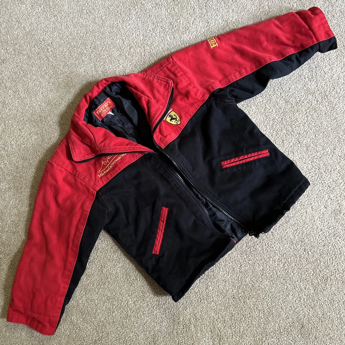 VINTAGE FERRARI RACING team formula 1 tracksuit jacket '70s era