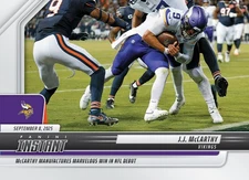 2025-26 Panini Instant NFL #64 J.J. McCarthy Minnesota Vikings PRESALE
