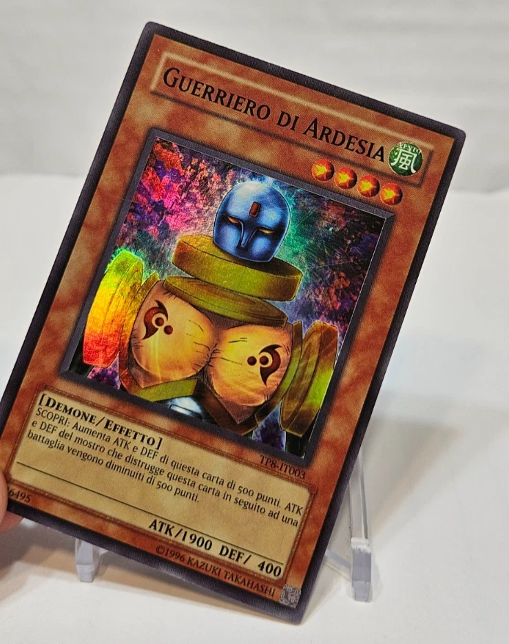 ITALIAN Slate Warrior TP8-IT003 TP8-EN003 Super Rare Yugioh 7946 - Image 4 of 4