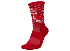 Nike Red Holiday Pattern Unisex Socks NEW w/ tags