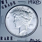 1923 D PEACE SILVER DOLLAR HI GRADE GENUINE U.S. MINT RARE COIN 8626