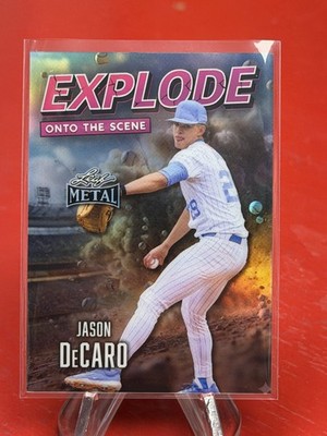 JASON DECARO 2026 LEAF METAL EXPLODE ONTO THE SCENE PINK NON-AUTO /6 UNC