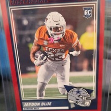 Panini 2025 Score Rookie Jaydon Blue #39 Cowboys Longhorns Football Card