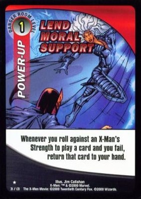 Lend Moral Support - Base Set 1st Edition - X-Men TCG